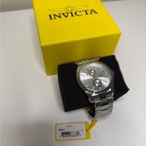 Invicta Silver and Gray Men's Watch